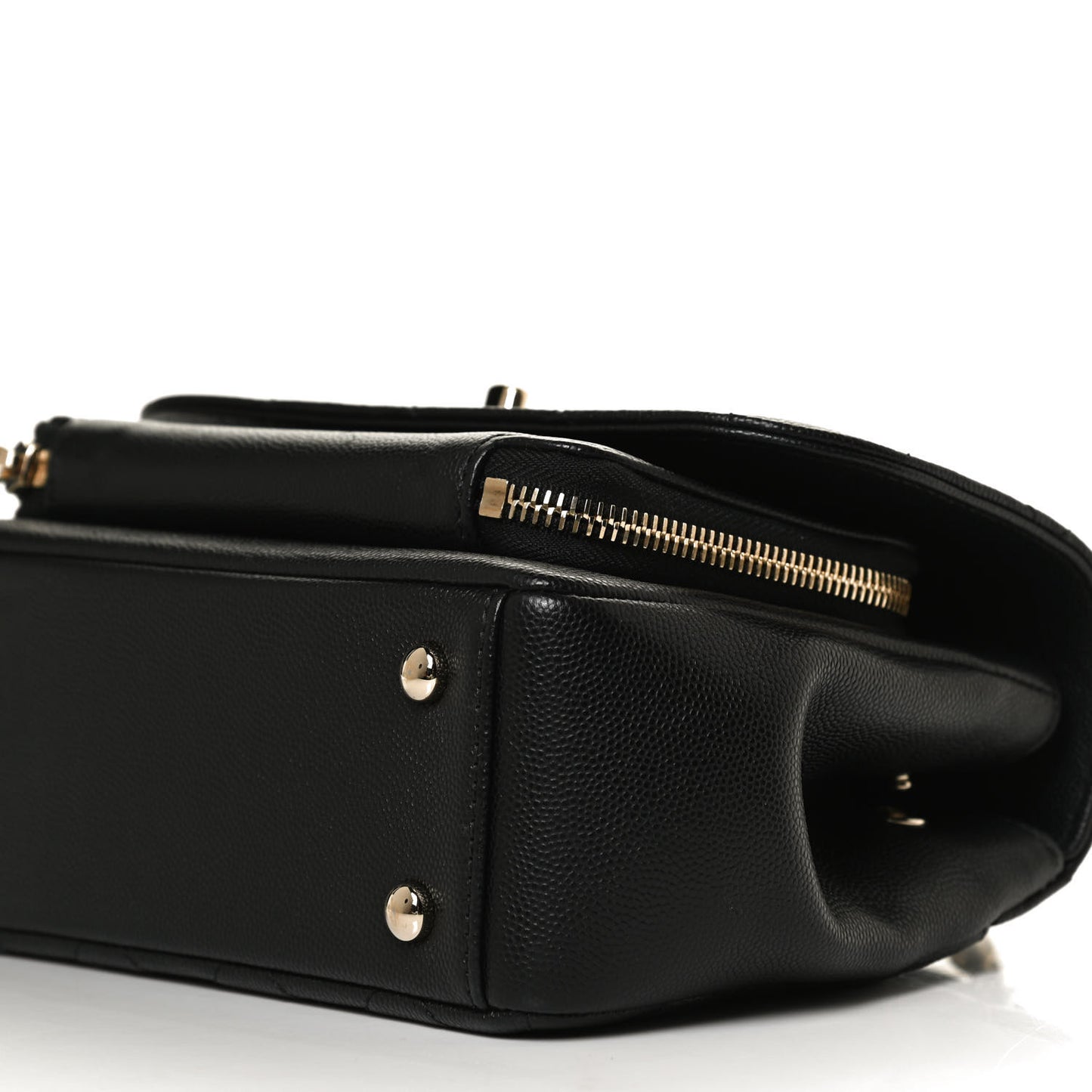 Caviar Quilted Small Business Affinity Flap Black
