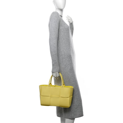 Bottega Veneta Calfskin Intreccio Small Arco Tote Sherbert 2 of 12