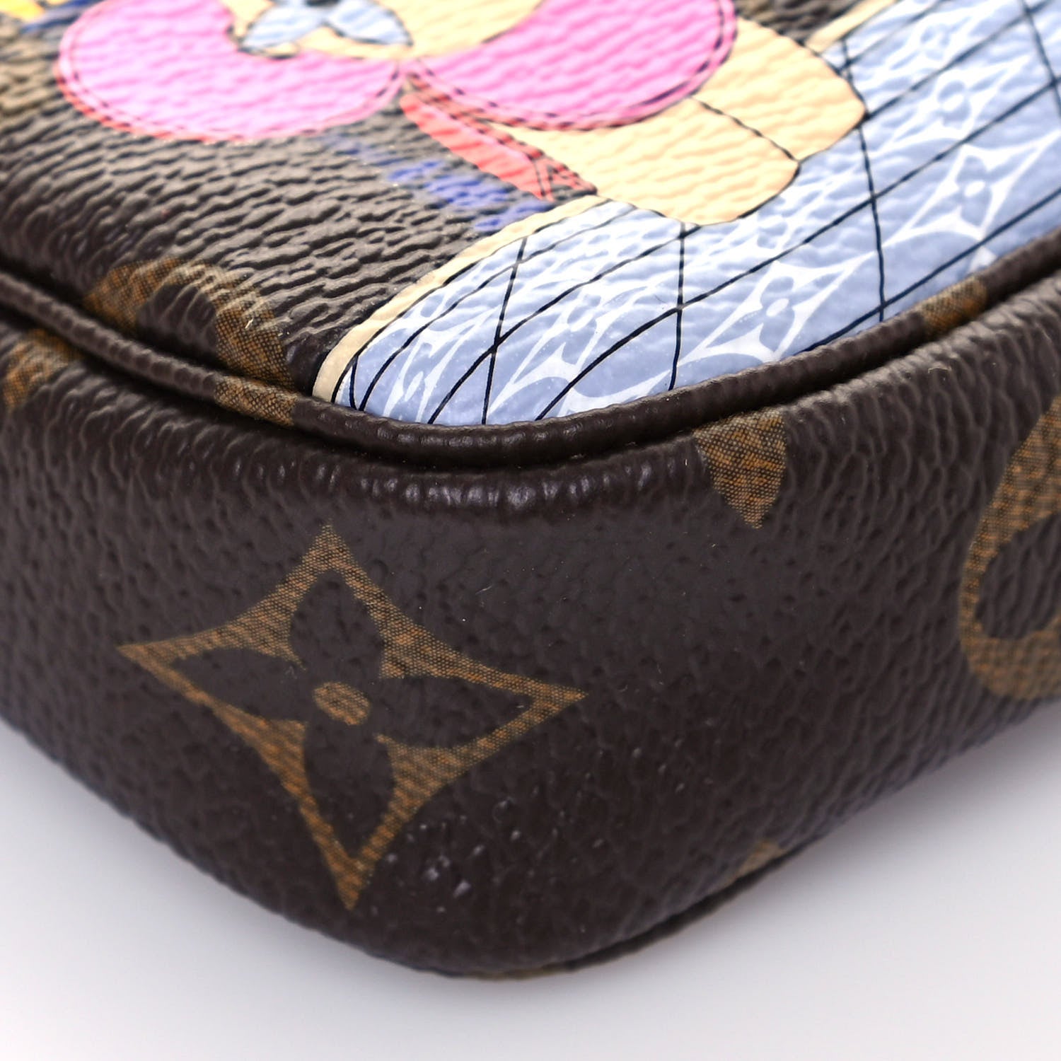 Louis Vuitton Monogram 2021 Christmas Animation London Mini Pochette Accessories Red 7 of 11