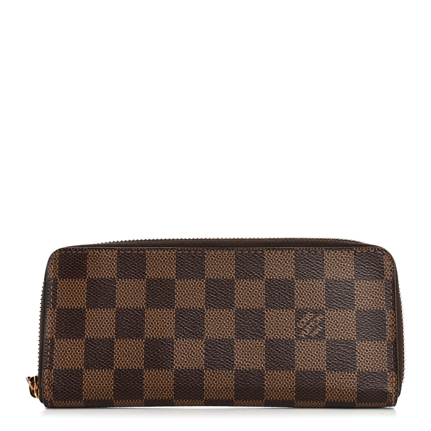 Louis Vuitton Damier Ebene Clemence Wallet Cherry 1 of 6