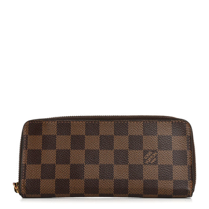 Louis Vuitton Damier Ebene Clemence Wallet Cherry 1 of 6