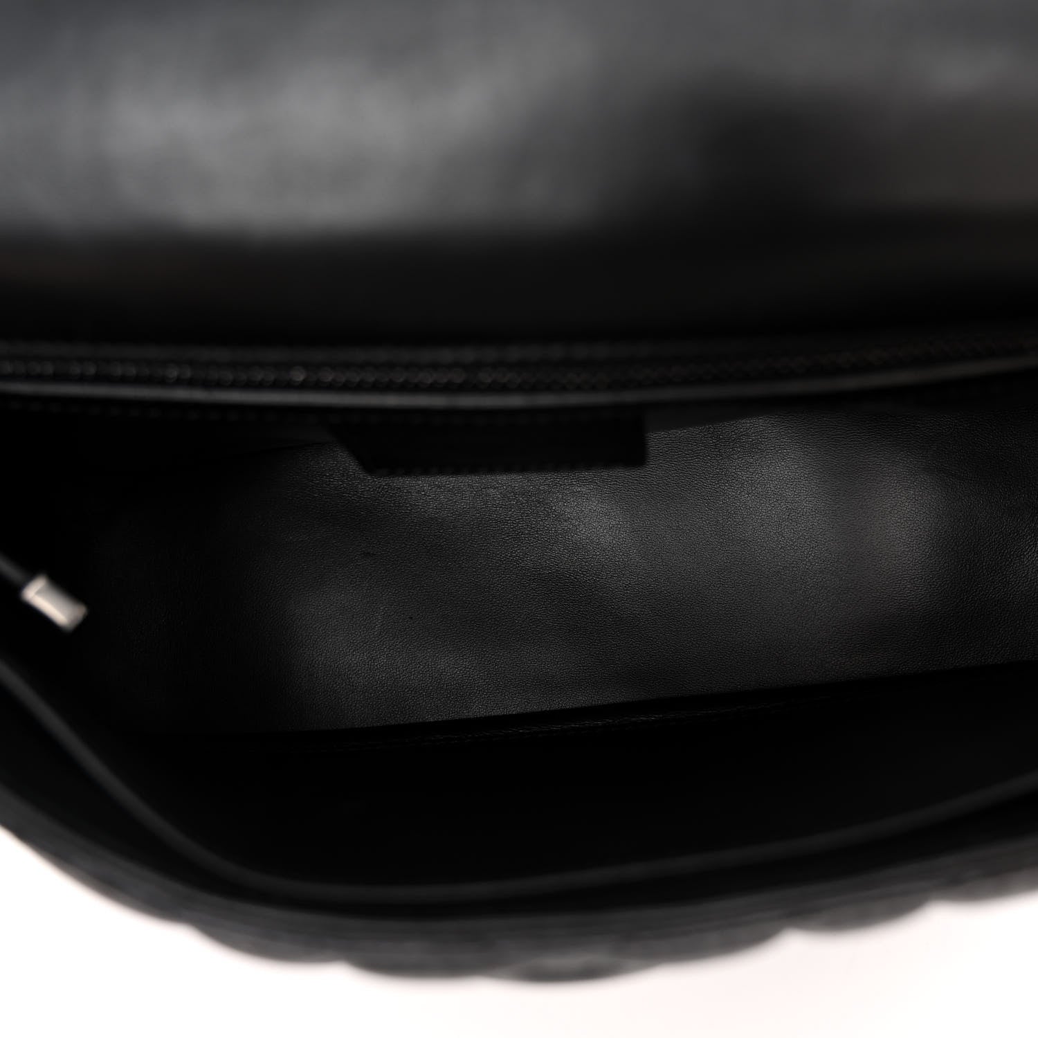 Christian Dior Calfskin Macrocannage Medium Caro Bag Black 5 of 9