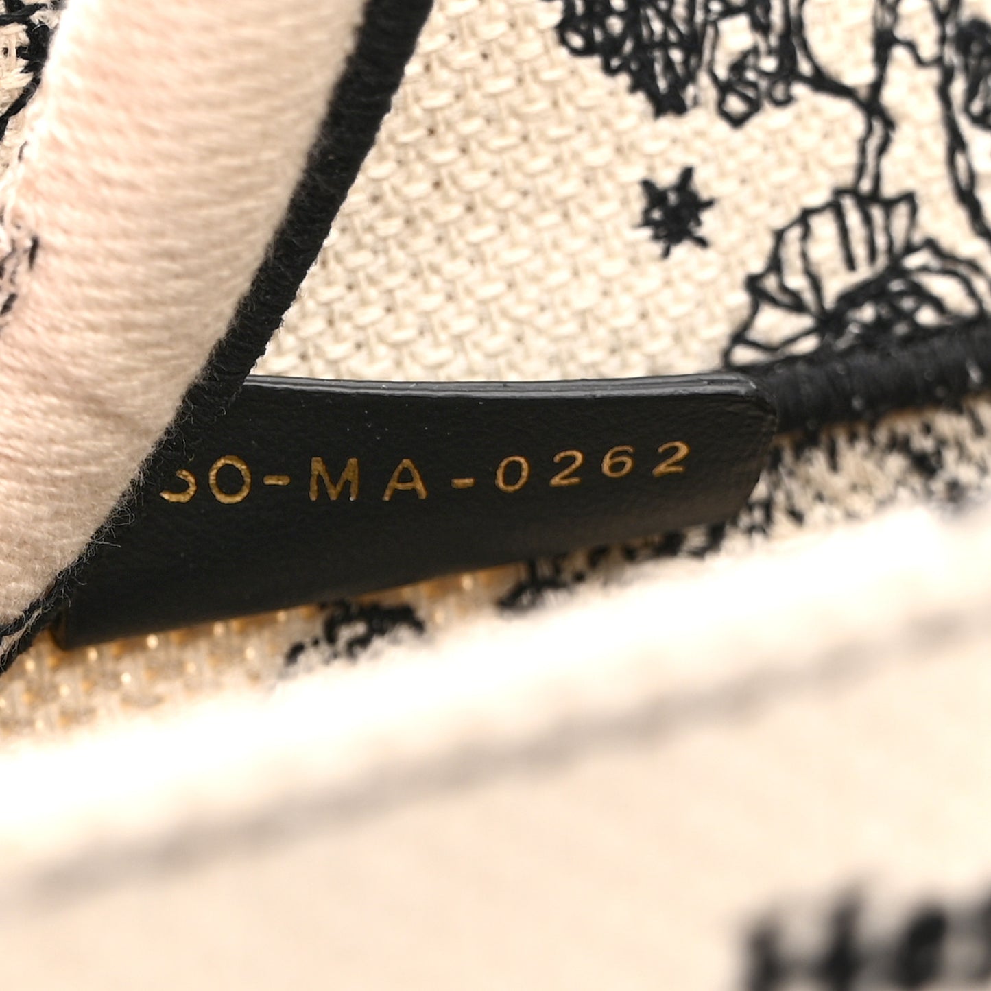 Canvas Embroidered Small Zodiac Toile De Jouy Book Tote Latte