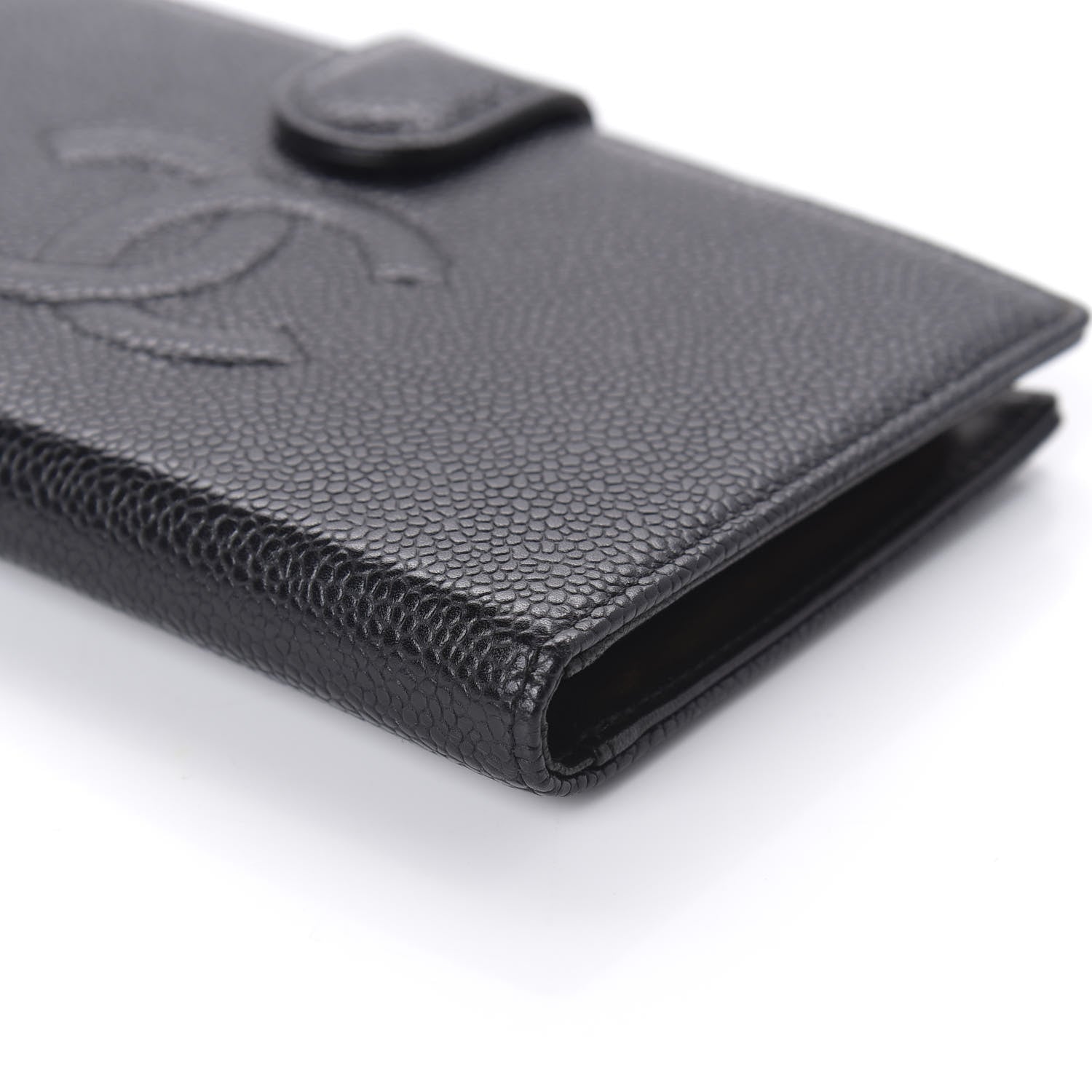 Chanel Caviar Timeless CC French Wallet Black 7 of 10