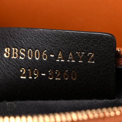 Fendi Vitello King Tamponato Logo Embossed Medium Wallet On Chain Cuoio 7 of 10