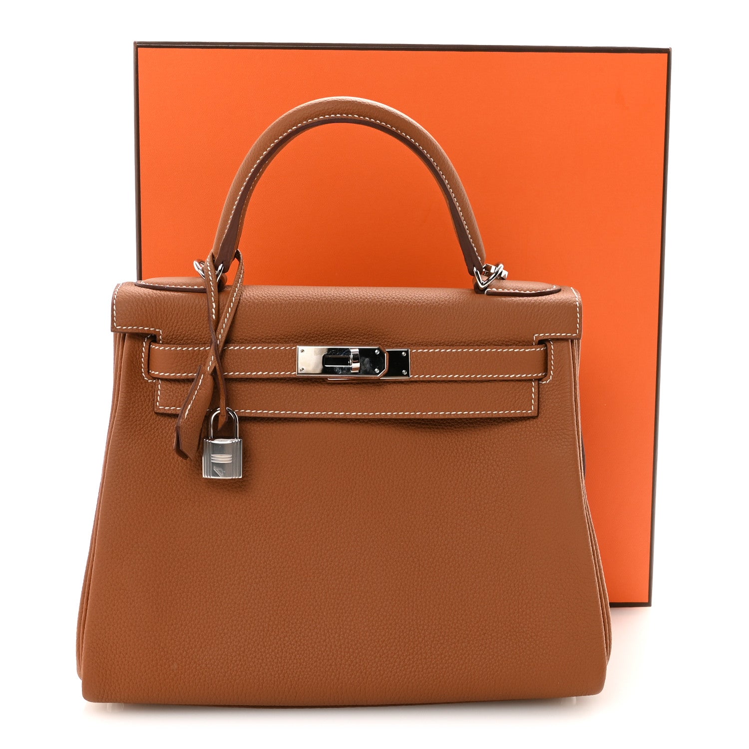 Hermes Togo Kelly Retourne 28 Gold 11 of 11