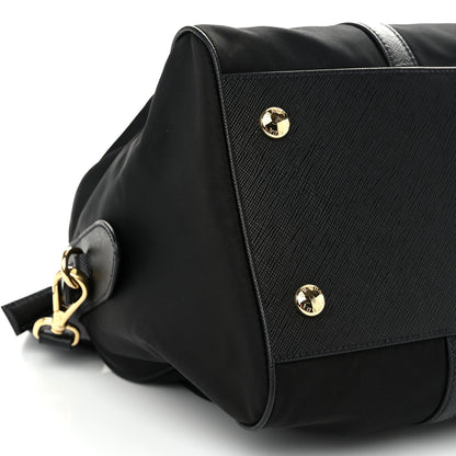 Prada Re-Nylon Saffiano Medium Re-Edition 1978 Top Handle Bag Black 9 of 10