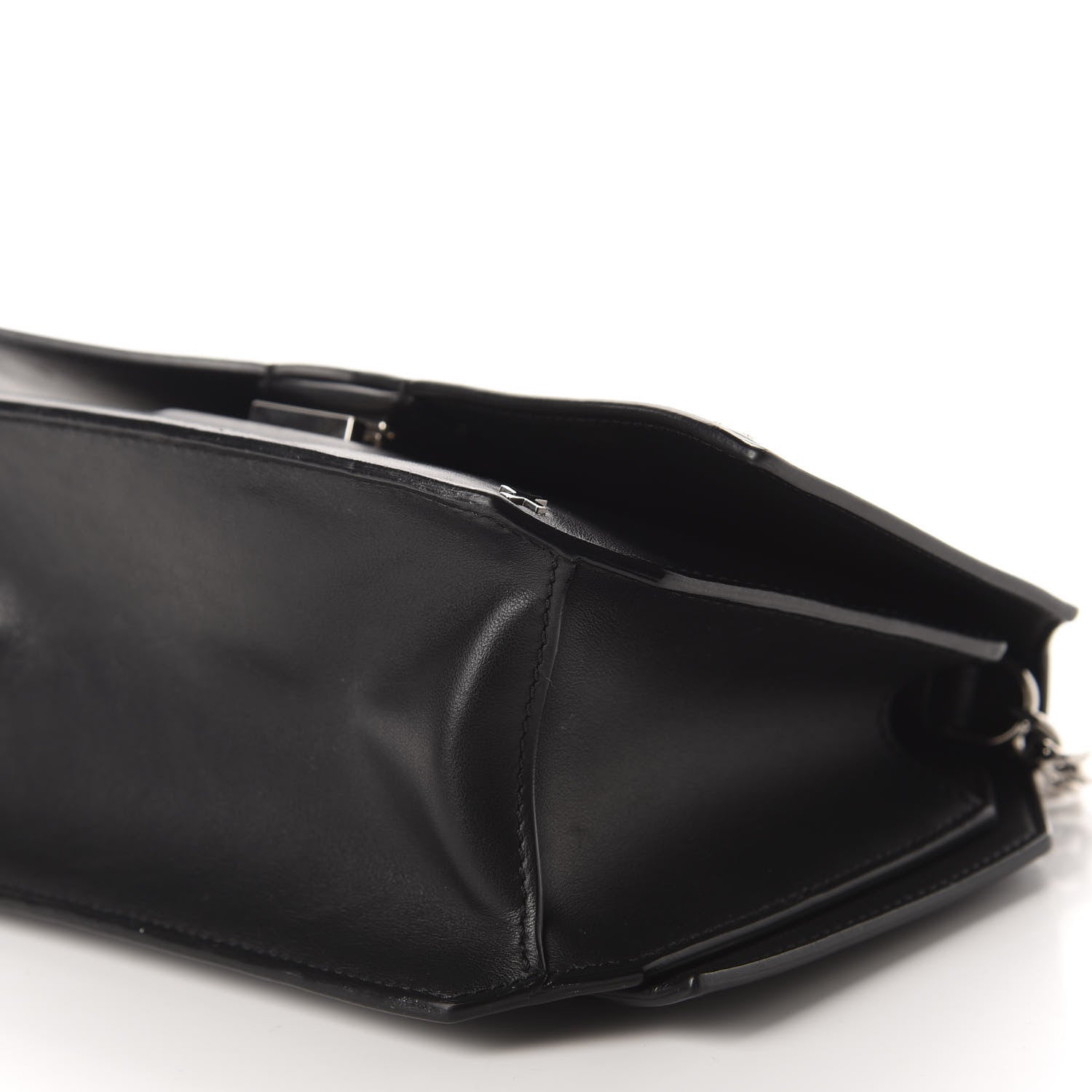 Givenchy Calfskin Cross Embellished Bow Cut Chain Bag Black 7 of 11