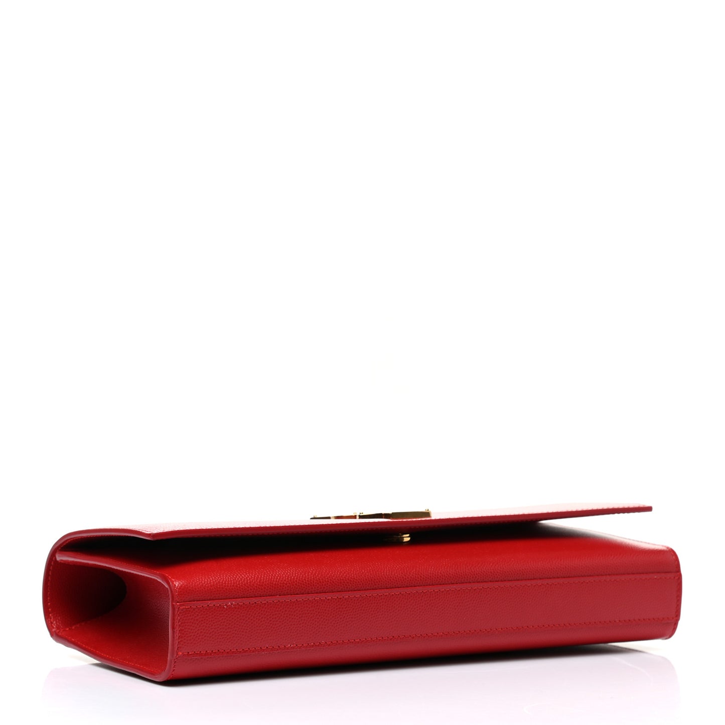 Calfskin Classic Monogram Cassandre Clutch Rouge Orient