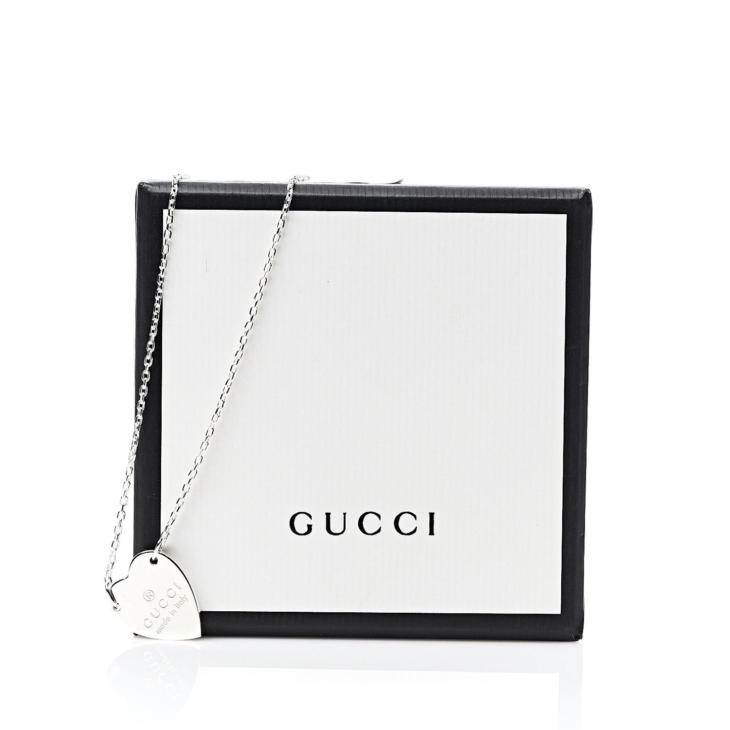 Sterling Silver Trademark Heart Pendant Necklace