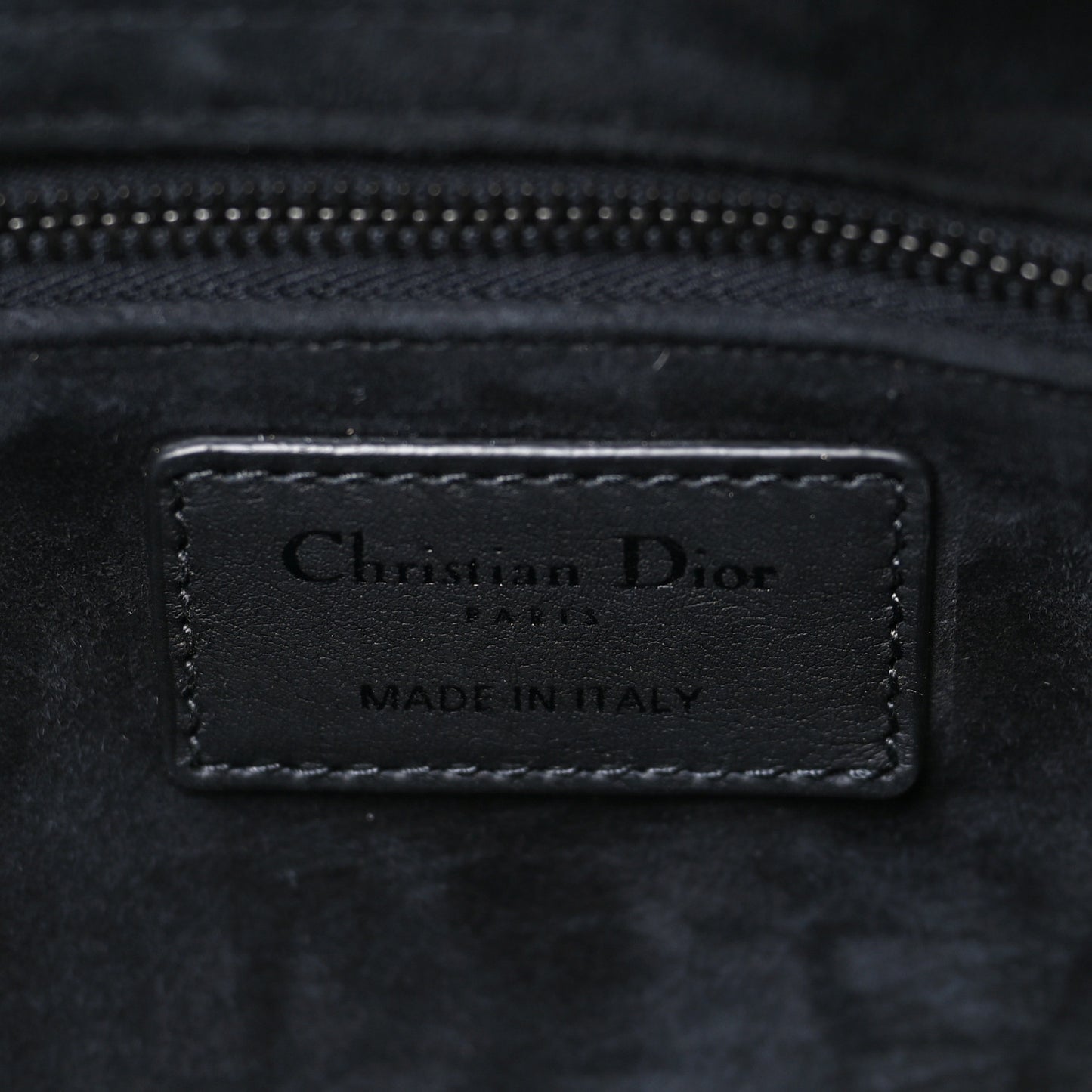 Ultra Matte Calfskin Cannage Large Lady Dior Black