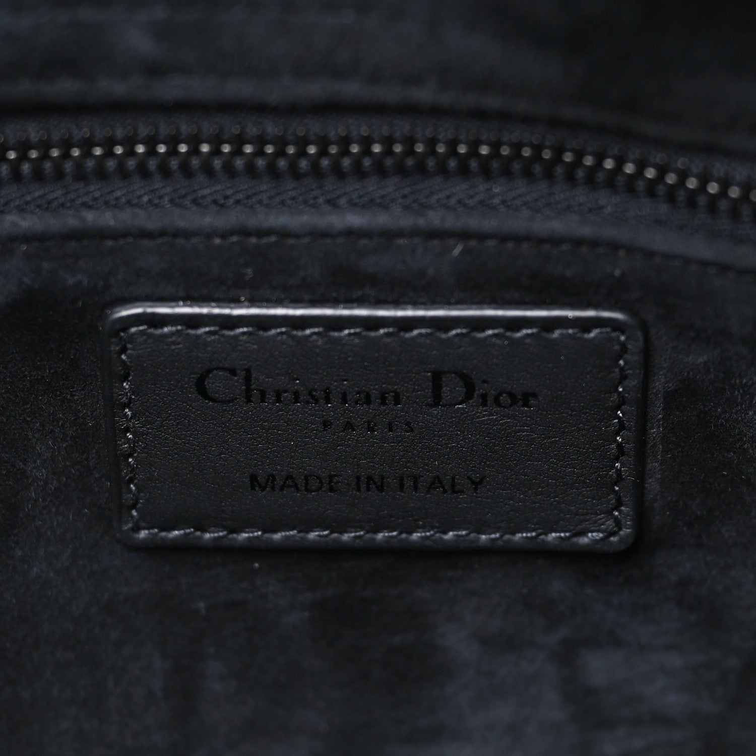 Christian Dior Ultra Matte Calfskin Cannage Large Lady Dior Black 6 of 10