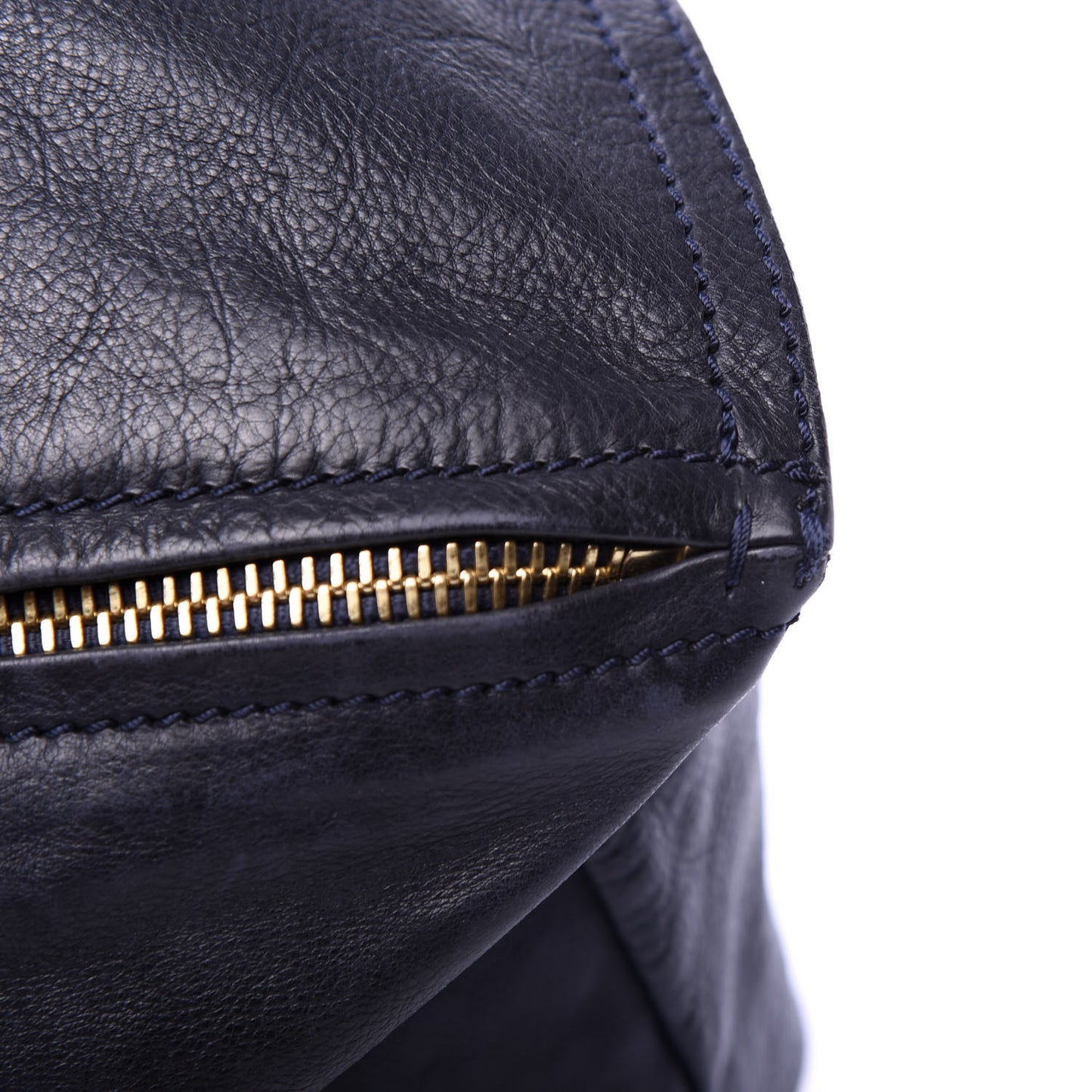 Calfskin Medium Braided Pandora Navy