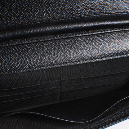 Chanel Caviar Sevruga Wallet On Chain WOC Black 7 of 9