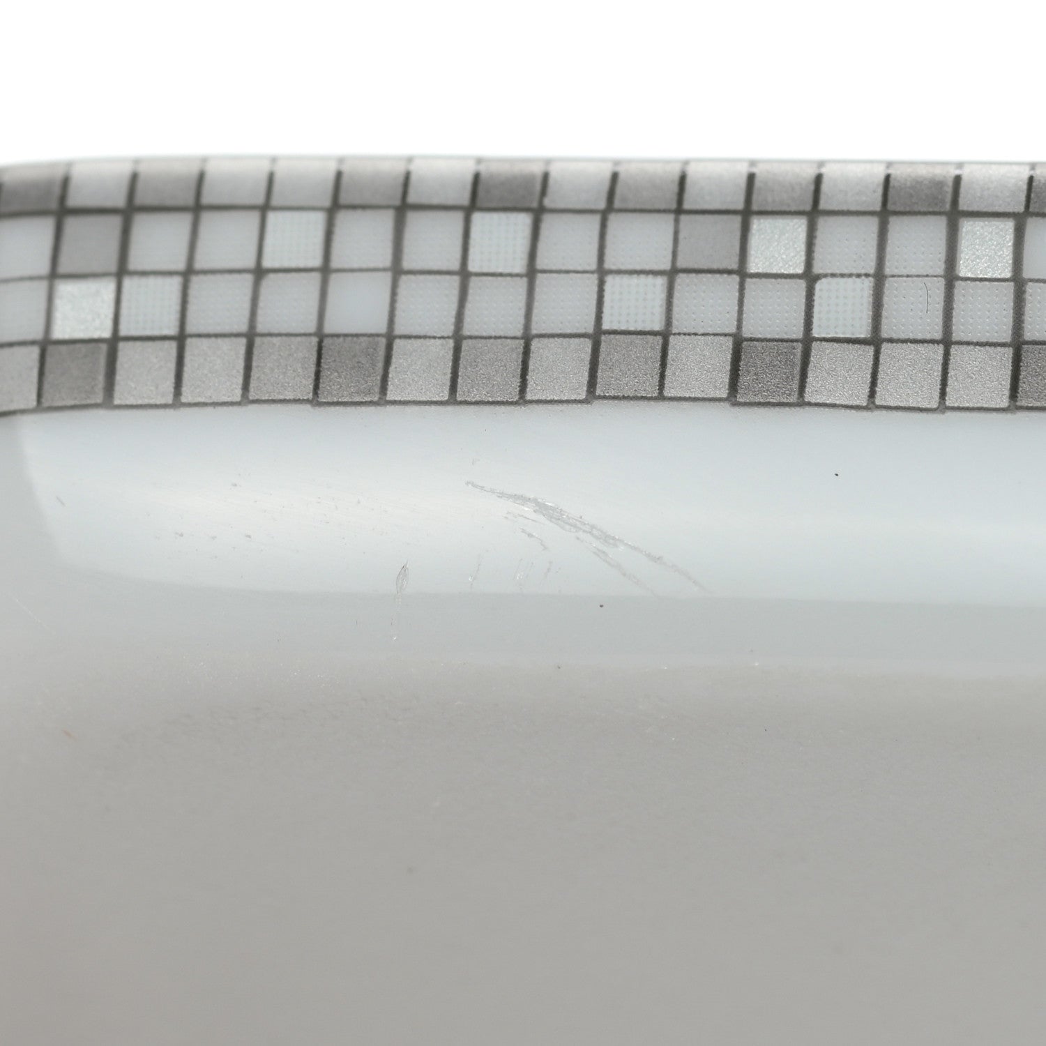 Hermes Porcelain Mosaique Au 24 Sushi Plate Platine 6 of 7