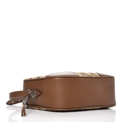 Gucci Monogram Mini Bree Messenger Bag Beige Tabacco 4 of 7