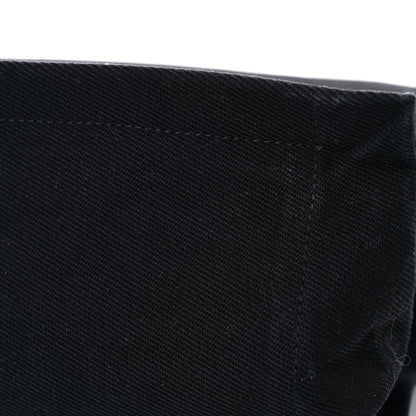 Saint Laurent Linen Calfskin Rive Gauche Tote Black 12 of 14