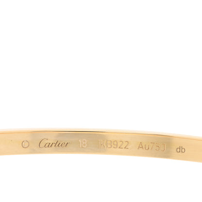 Cartier 18K Yellow Gold Small LOVE Bracelet 18 3 of 8