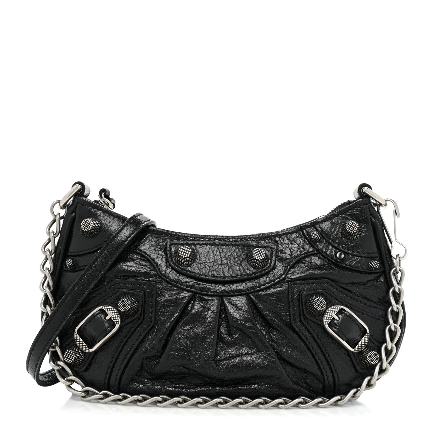 Agneau Arena Le Cagole Mini Purse With Chain Black