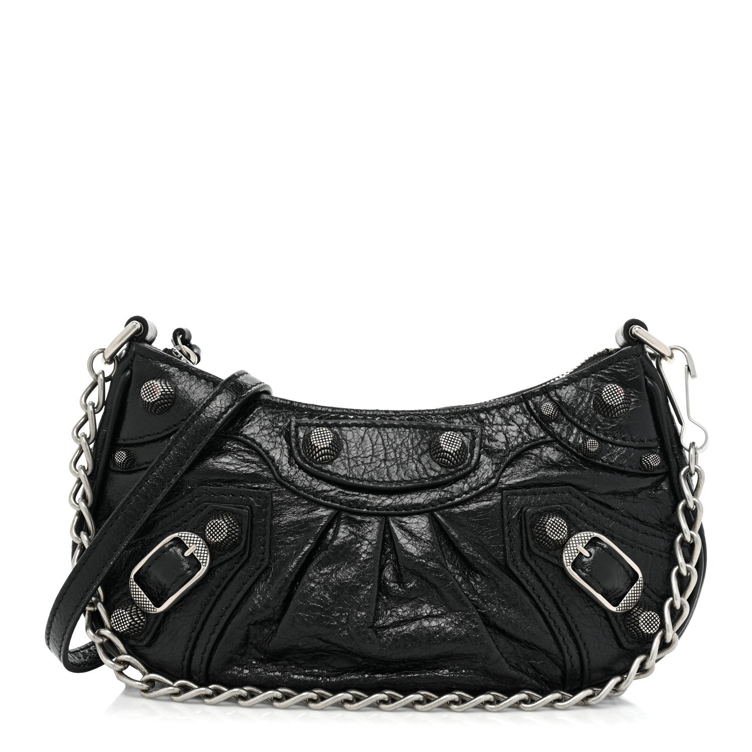 Balenciaga Agneau Arena Le Cagole Mini Purse With Chain Black 1 of 9