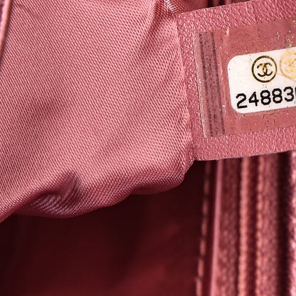 Chanel Lurex Knit Medium Pluto Glitter Flap Pink 7 of 11