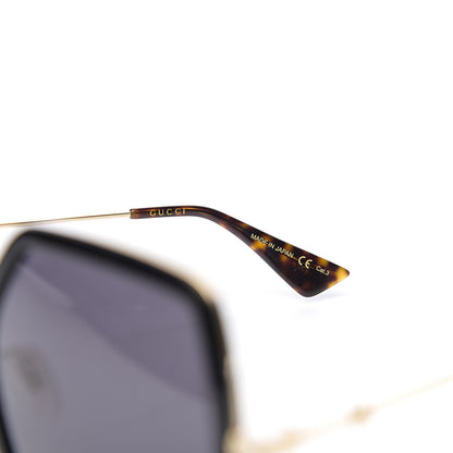 Gucci Acetate Oversize Square Frame GG0106S Sunglasses Black 6 of 8