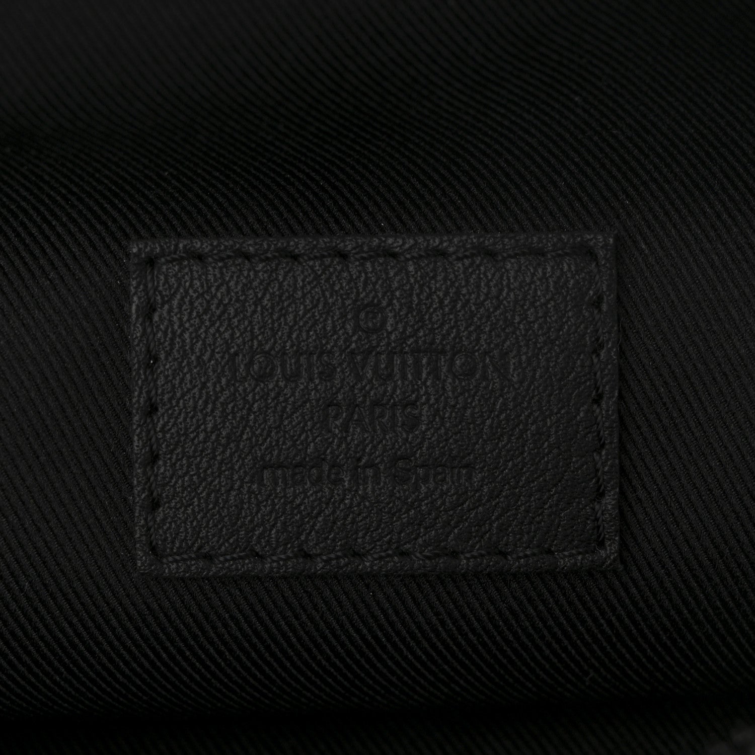 Louis Vuitton Calfskin Monogram Shadow Discovery Bumbag Black 6 of 10