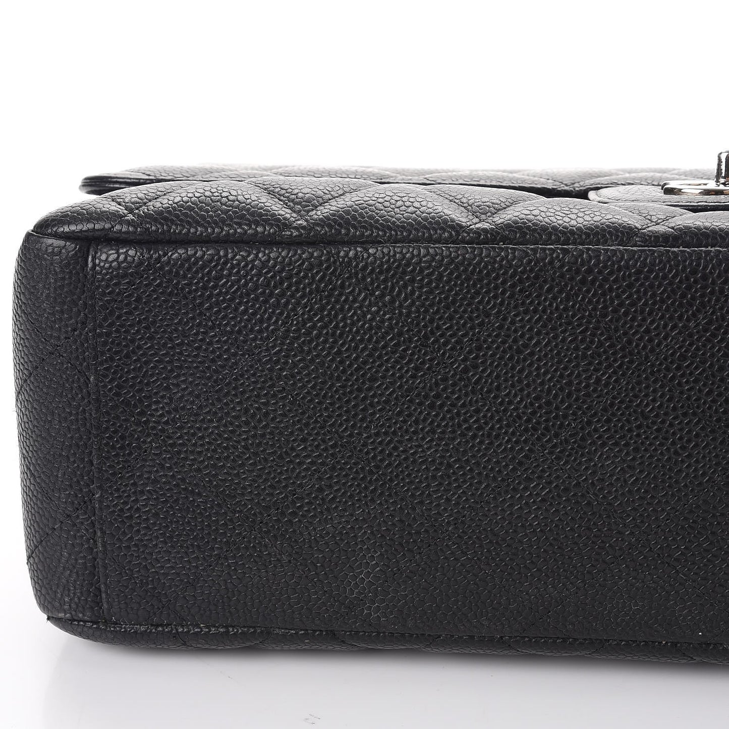 Caviar Quilted Maxi Single Flap Black