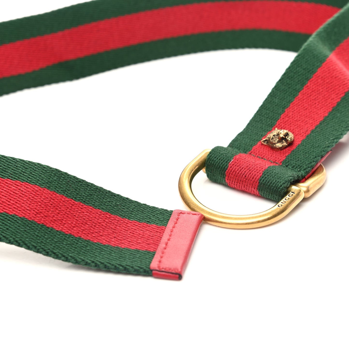 Web Feline D Ring Belt 75 30 Red Green