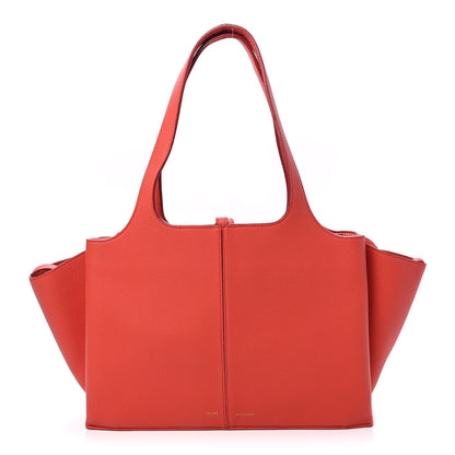 Celine Baby Grained Calfskin Small Tri-Fold Bag Orange 1 of 10