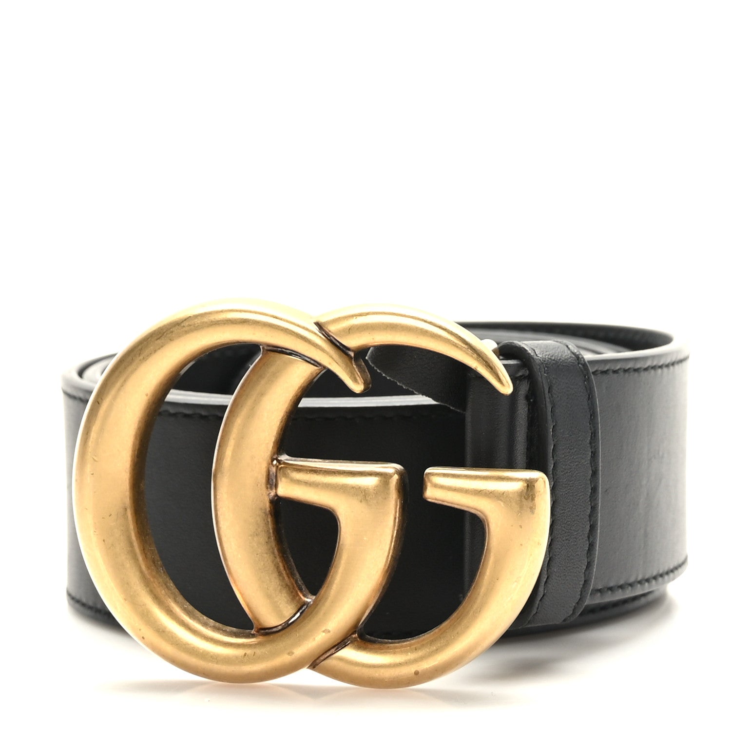 Gucci Calfskin Double G 40mm Belt 90 36 Black 1 of 5