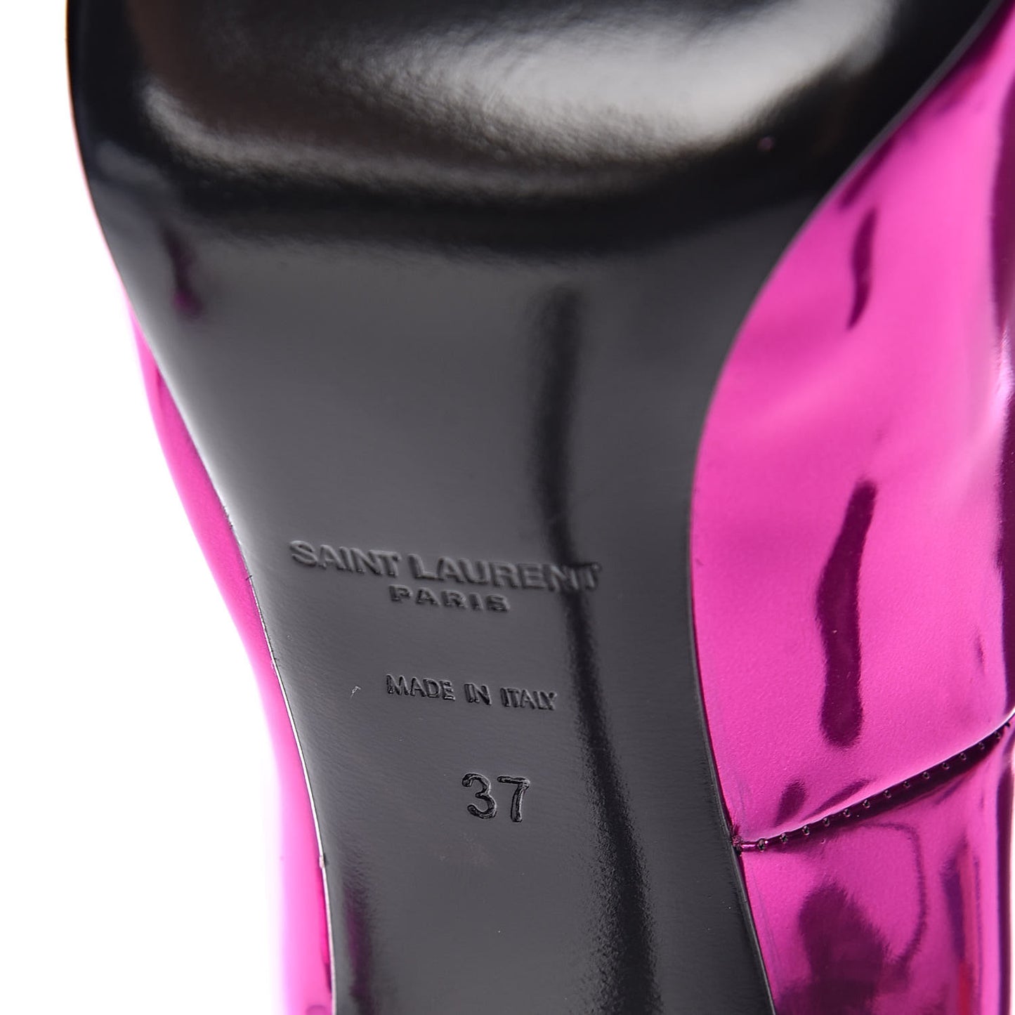 Metallic Patent Paris 105 Pumps 37 Fuchsia