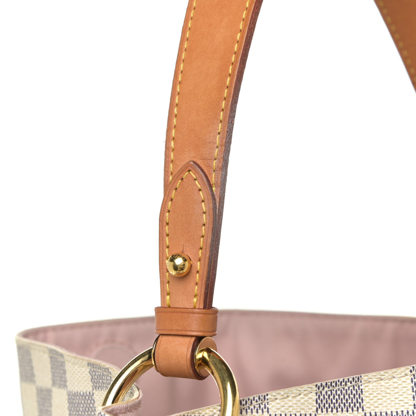 Damier Azur Graceful MM Rose Ballerine