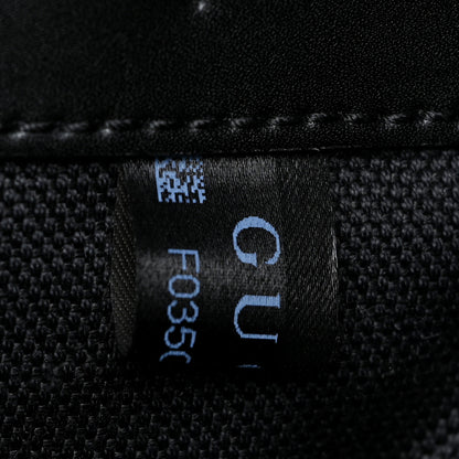 Gucci Soft GG Supreme Monogram Appia Calfskin Web Double Buckle Backpack Black 8 of 15
