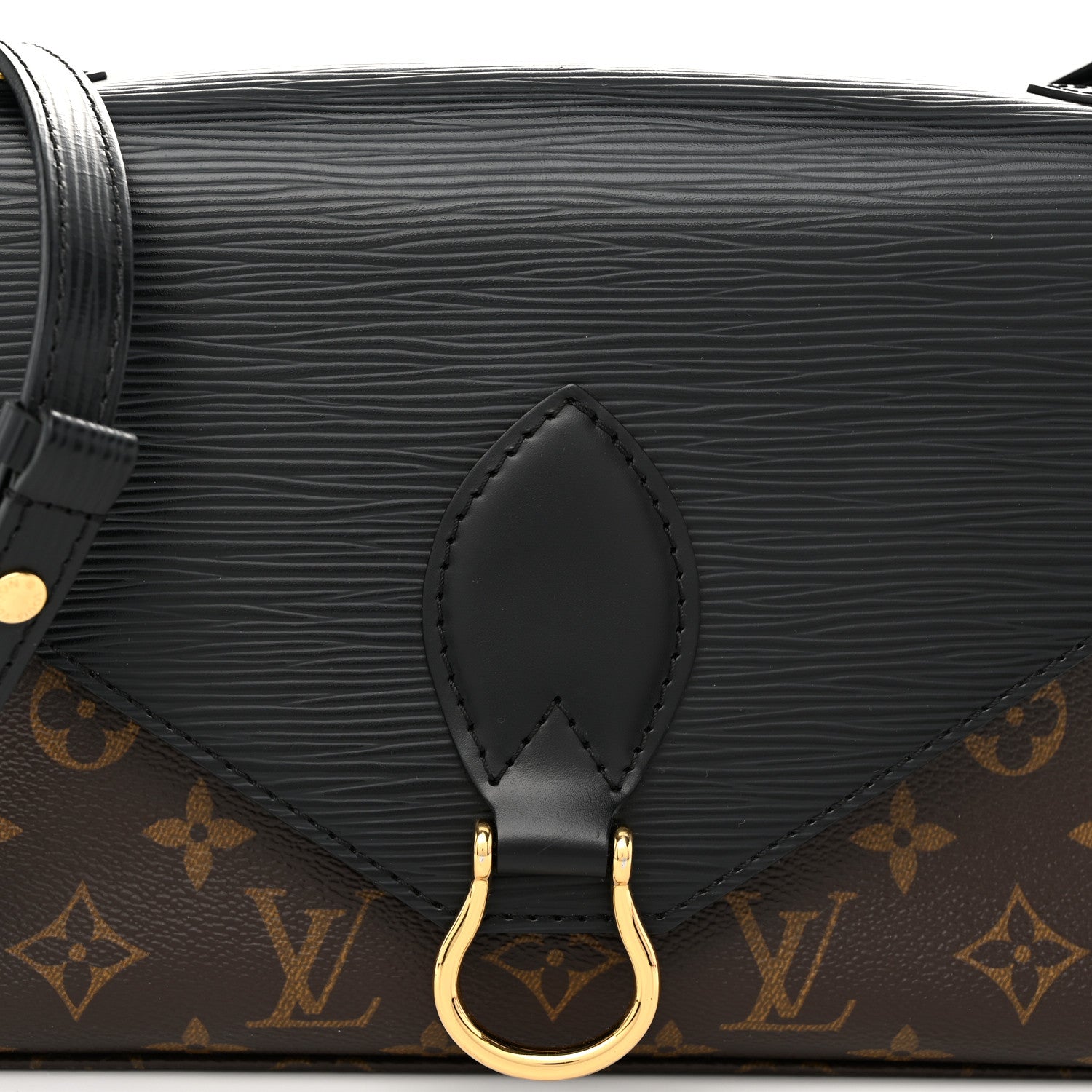 Louis Vuitton Epi Monogram Saint Michel Black 7 of 9