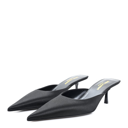 Saint Laurent Raso Regale Barbara Pumps 37 Black 4 of 10