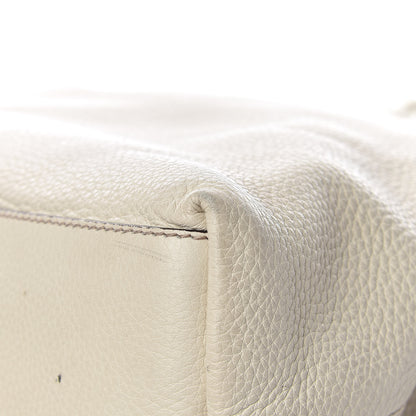 Gucci Pebbled Calfskin Medium Soho Chain Shoulder Bag Off White 13 of 16