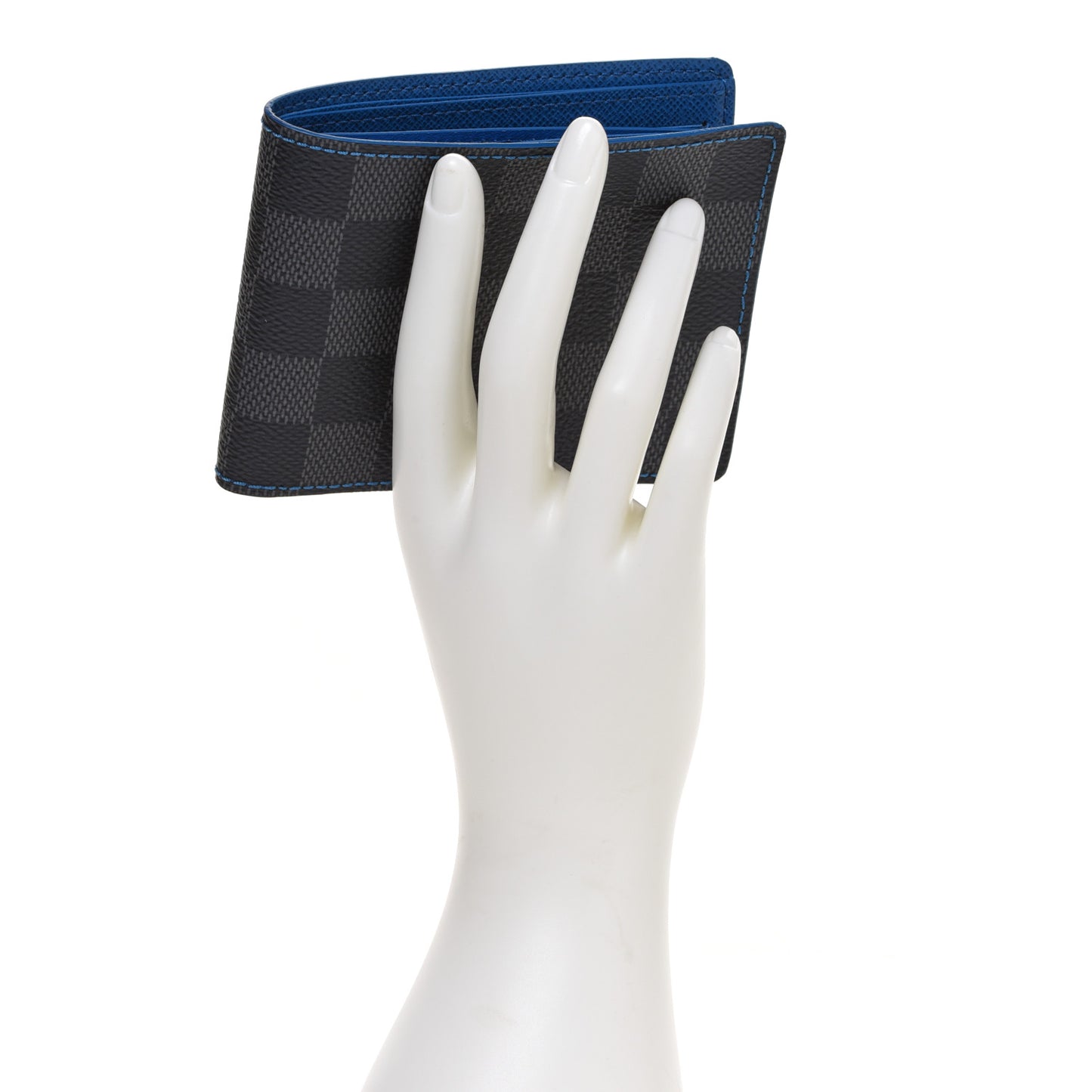 Damier Graphite Slender Wallet Blue