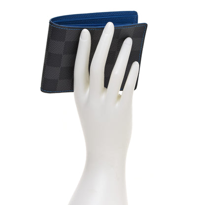 Louis Vuitton Damier Graphite Slender Wallet Blue 2 of 9