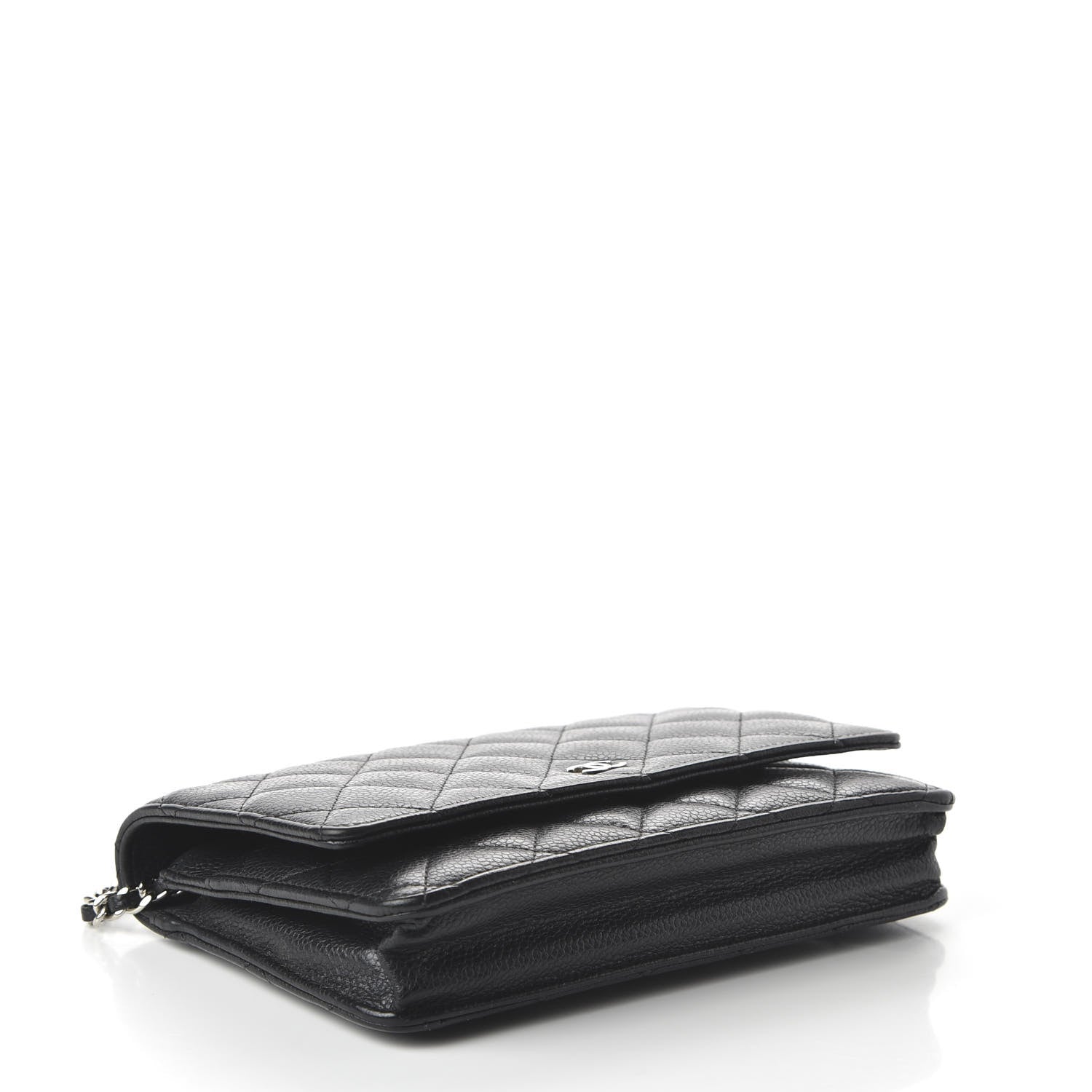 Chanel Caviar Quilted Wallet On Chain WOC Black 4 of 12