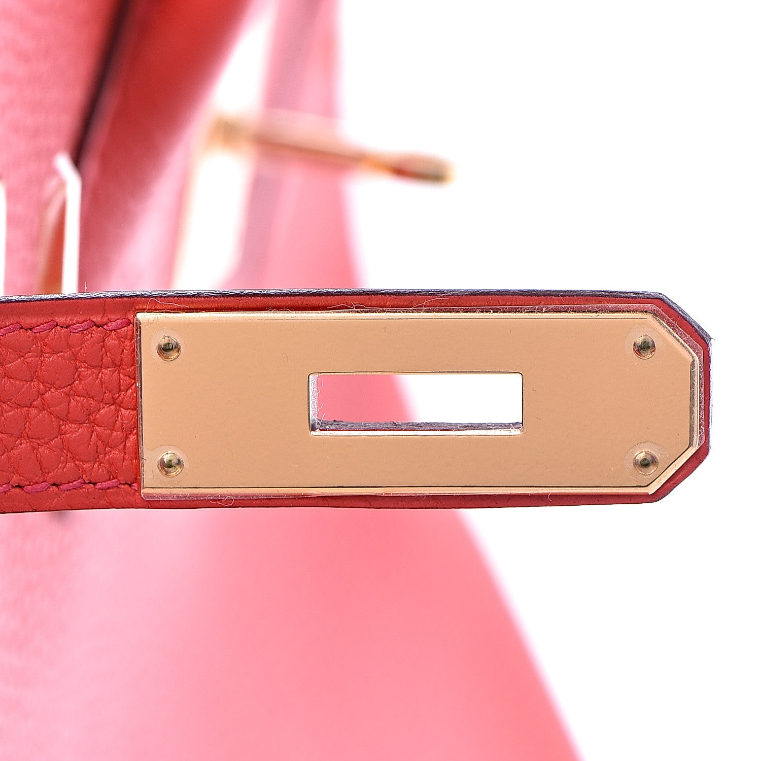 Hermes Togo Birkin 40 Geranium 19 of 38