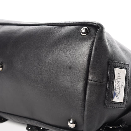 Valentino Garavani Nappa Studded Rosette Tote Black 14 of 24