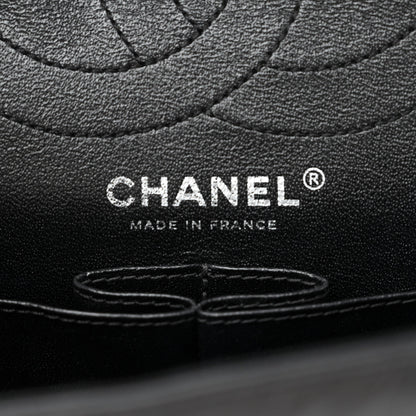 Chanel Aged Calfskin Chevron Quilted 2.55 Reissue 226 So Black 6 of 11