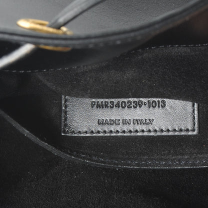 Saint Laurent Leather Seau Bucket Bag Medium Black 8 of 8