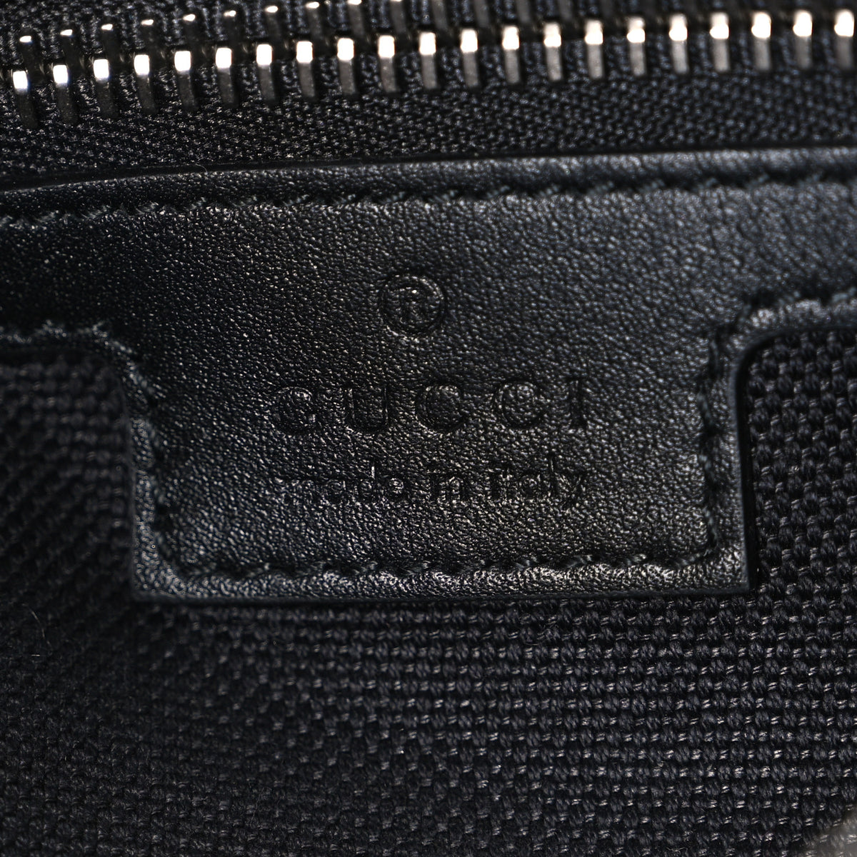 GG Calfskin Embossed Emblem Small Crossbody Bag Black