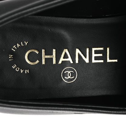 Chanel Lambskin Quilted CC Turnlock Loafers 37 Black 37 Black 9 of 13