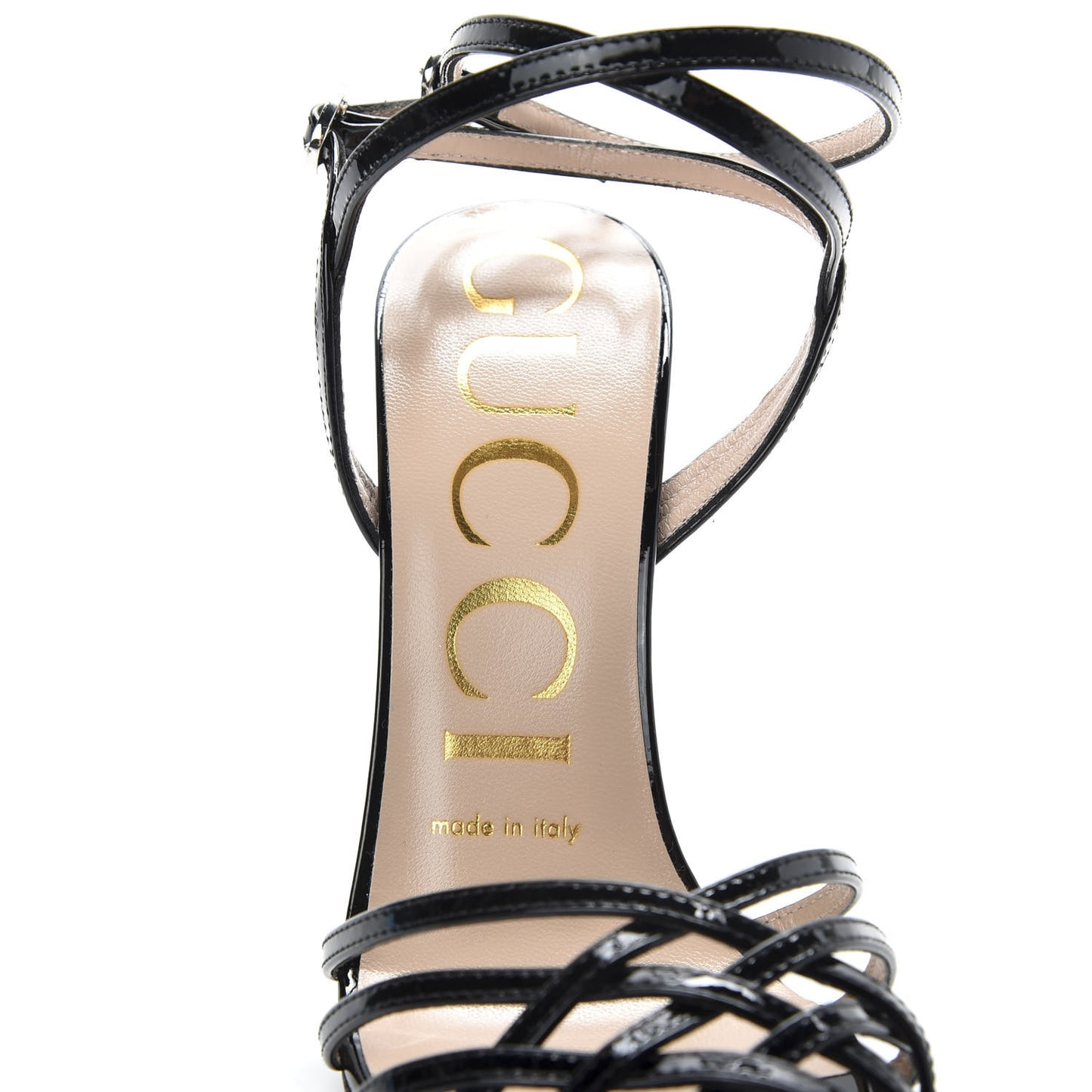 Vernice Crystal Sandals 36.5 Black