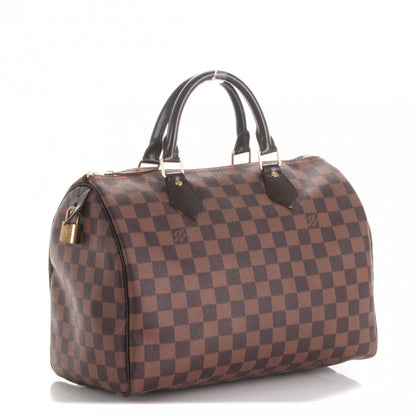 Louis Vuitton Damier Ebene Speedy 30 3 of 8