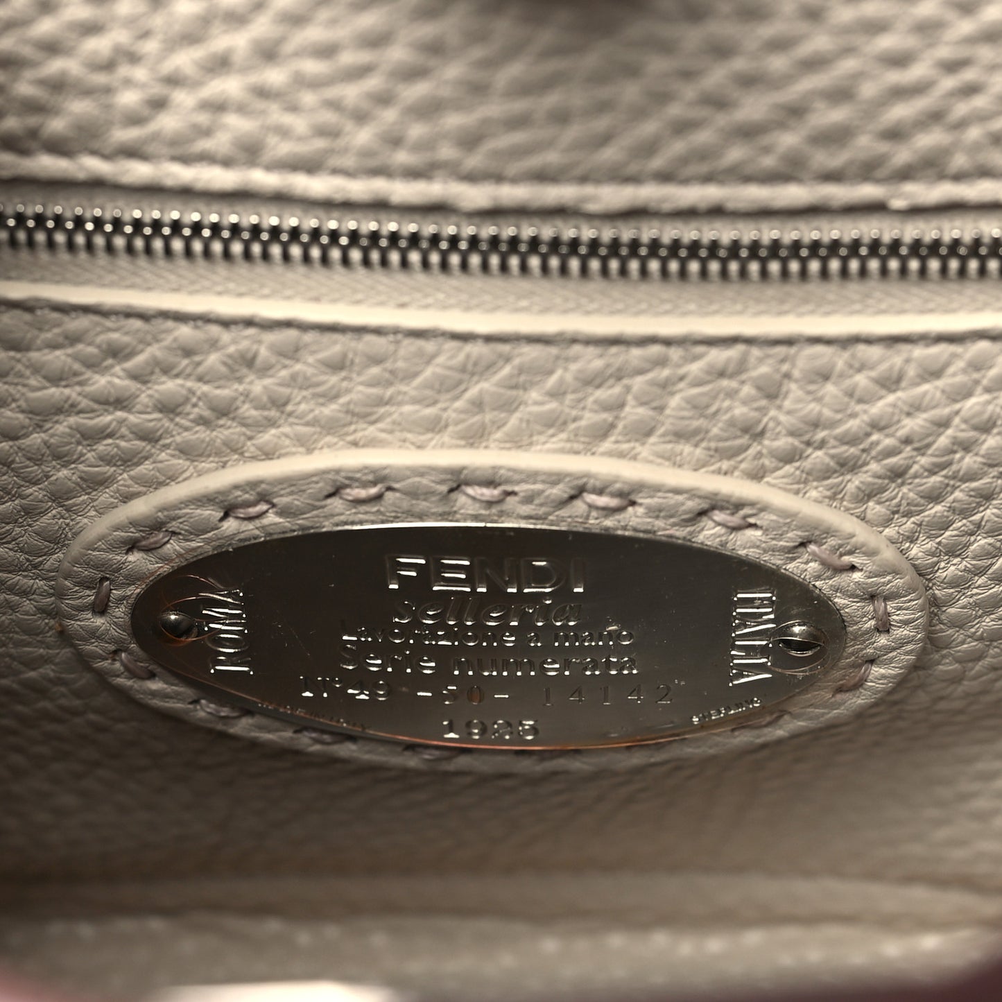 Cuoio Romano Selleria Bi-Color Mini Peekaboo Iconic Satchel English Rose Camelia