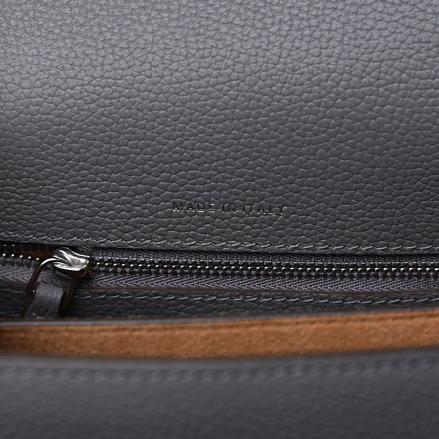 MCM Park Avenue Calfskin Mini Patricia Crossbody Bag Charcoal 6 of 9